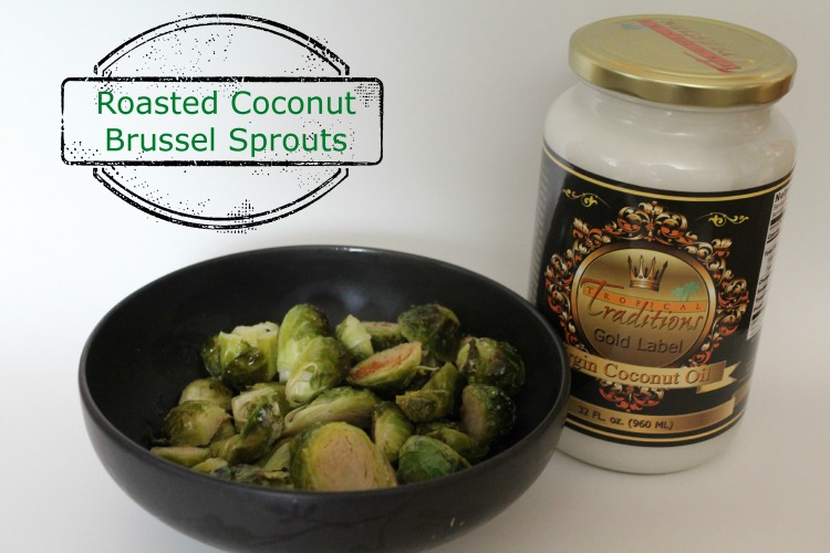 Roasted Coconut Brussel Sprouts
