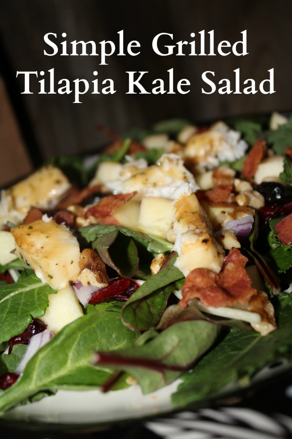 Grilled Tilapia Kale Salad Keep Moving Forward With Me