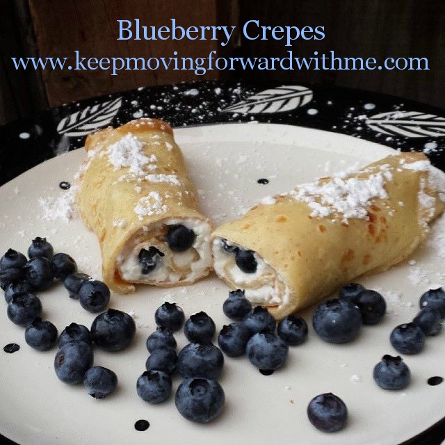 Blueberry Crepes - Keep Moving Forward With Me
