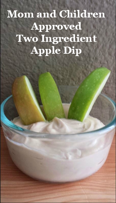 Two Ingredient Apple Dip - I get asked for this recipe whenever I serve it!