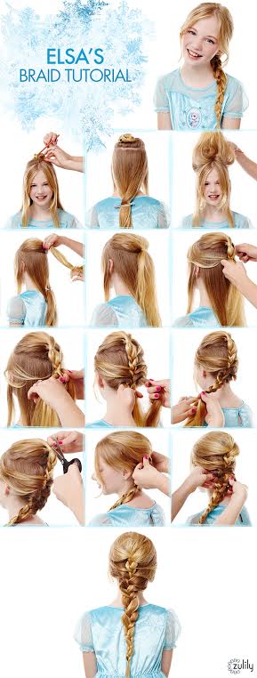 Frozen Hair Tutorial - Elsa Braid