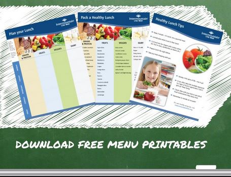 Free School Lunch Planning Menus