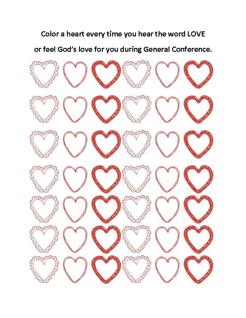 General Conference Activities and Printables for Children - Keep ... General Conference Activities and Printables for Children - Keep ...
