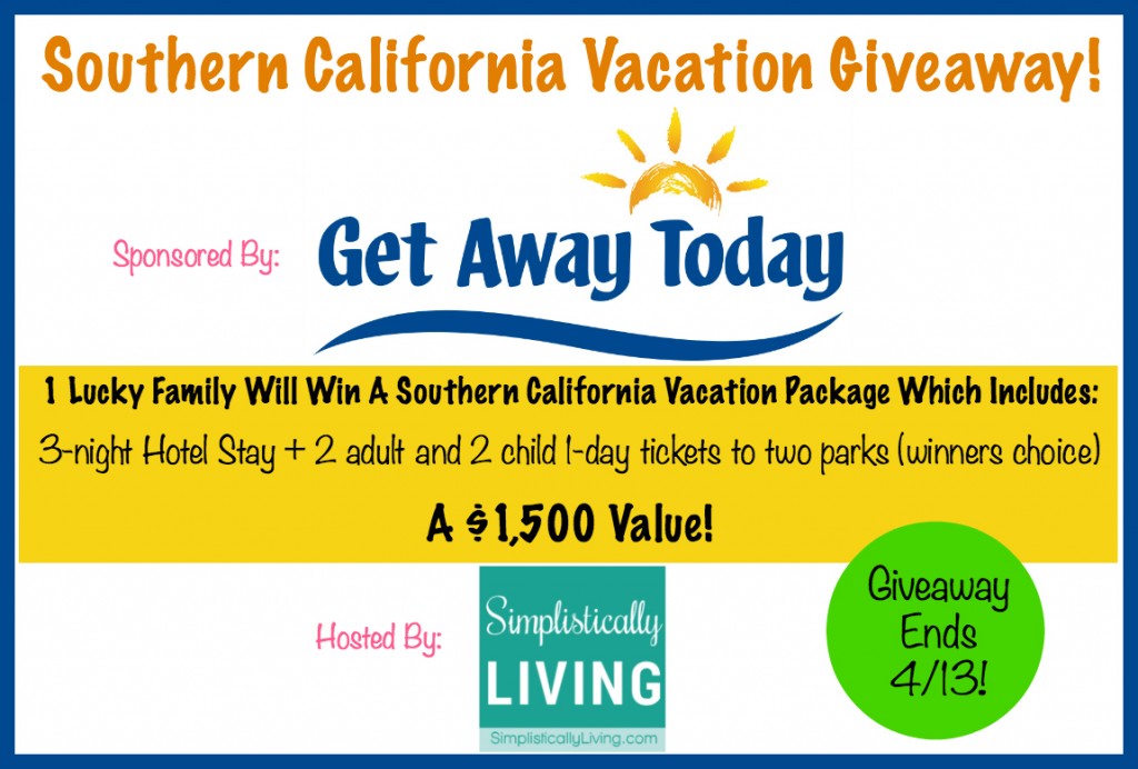 Get Away Today Southern California Vacation Giveaway
