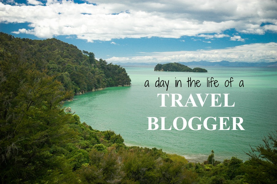 A behind the scenes look at a day in the life of a travel blogger