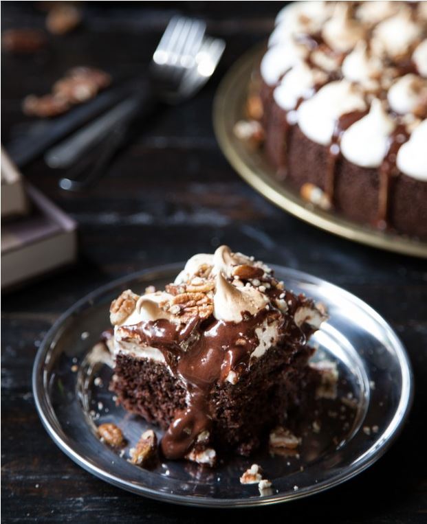 Mississippi Mud Cake by Chasing Delicious