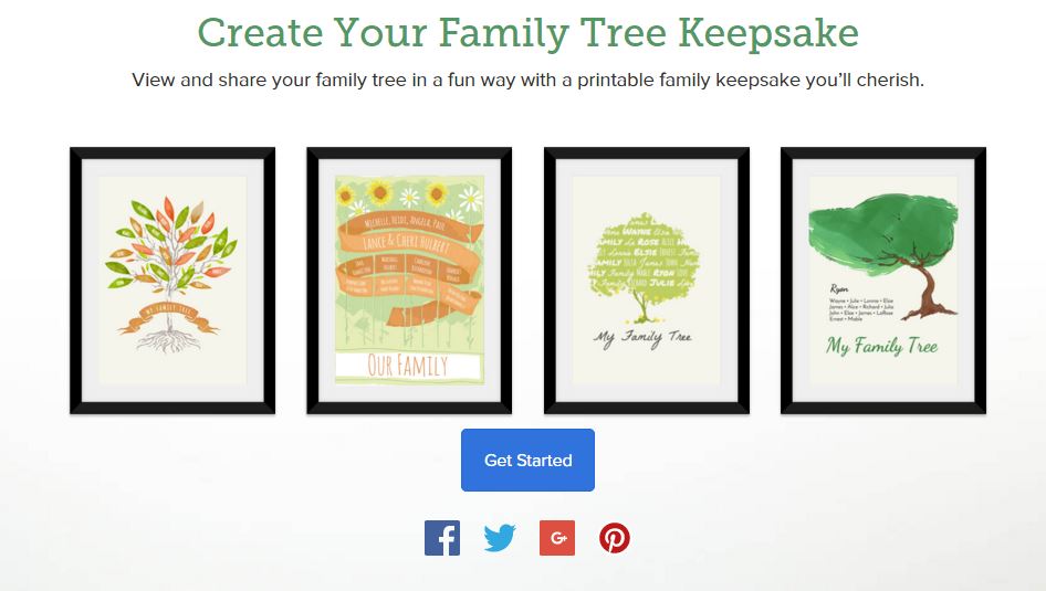 Create Your Family Tree Keepsake