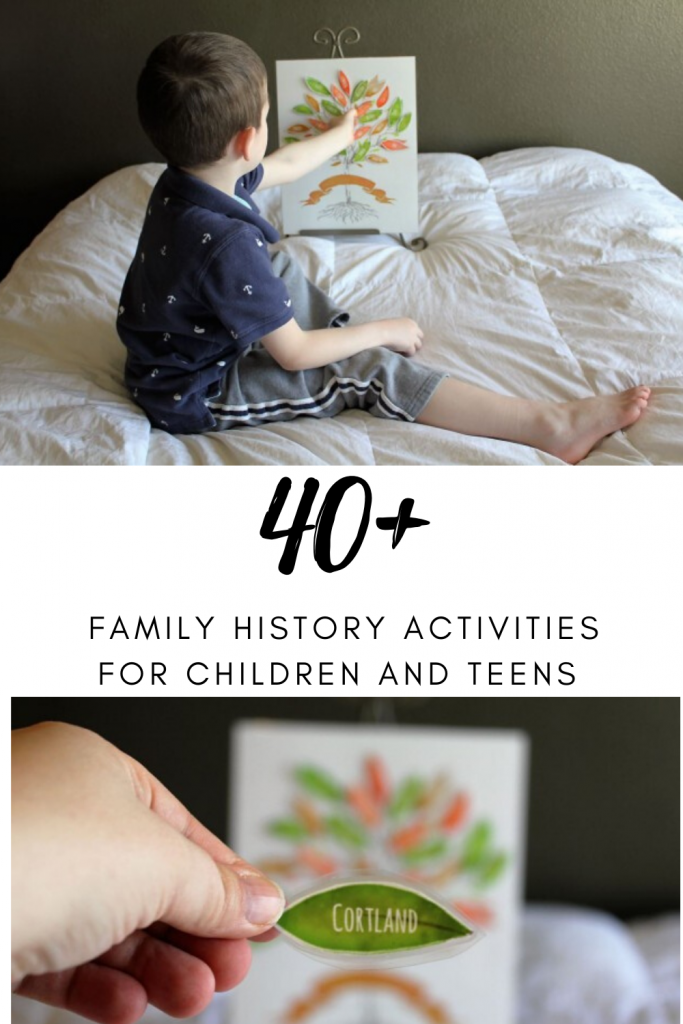 Family History Activities and Ideas